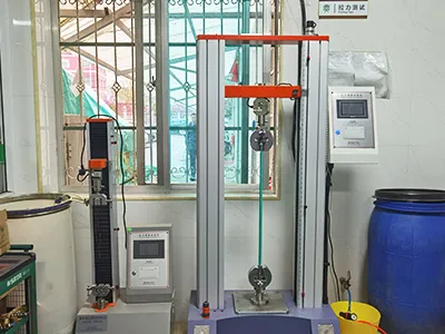Hose tensile strength testing machines